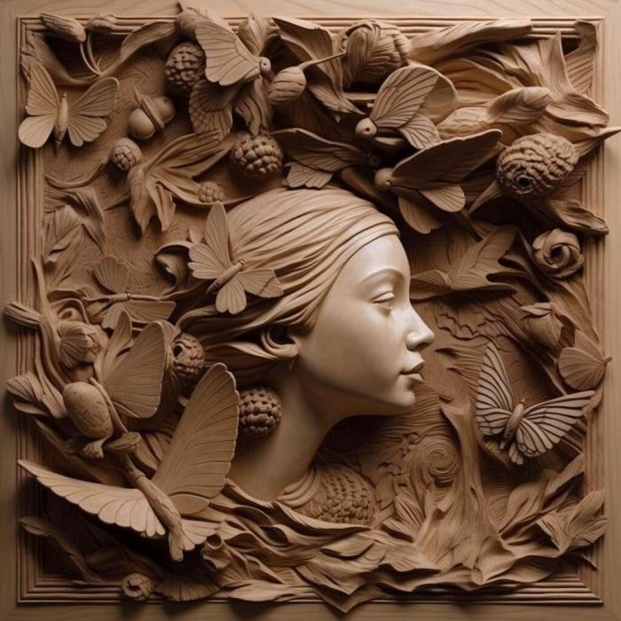 نموذج ثلاثي الأبعاد لآلة CNC 3D Art 